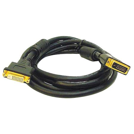 Computer Cord, DVI-D DualLink M to F, 6ft MPN:3546