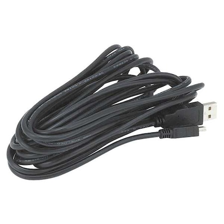 USB 2.0 Cable, 15 ft.L, Black MPN:3898