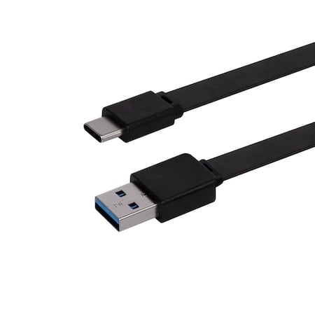 USB Cable, 6 ft Overall L., Black MPN:41941