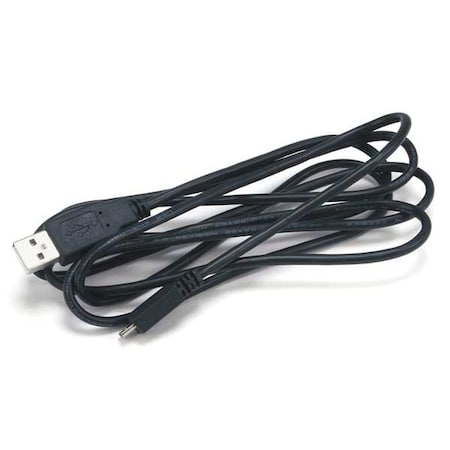 USB 2.0 Cable, 6 ft.L, Black MPN:4868