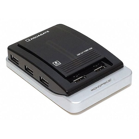 USB Hub, 7P, 44 in cable, 4-1/2in L, 3in W MPN:5328