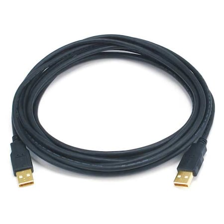 USB 2.0 Cable, 15 ft.L, Black MPN:5445