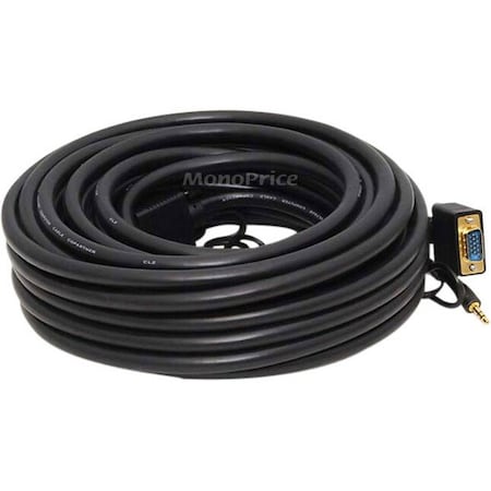 CPU Cord, SVGA/3.5mm Stereo M to M, 50ft MPN:560