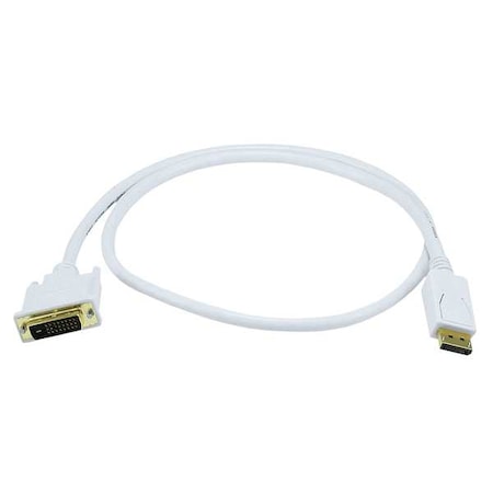 CPU Cord, Display to DVI-D Sgl Male, 3ft MPN:6014