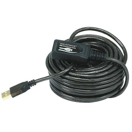 USB2.0 Active Ext.Cable, 32ft.L, Blk MPN:6149