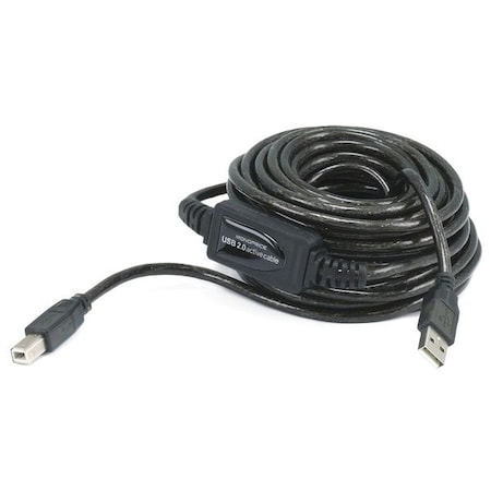 USB 2.0 Active Cable, 33ft.L, Black MPN:7531