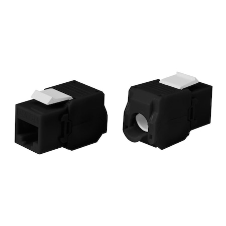 Cat6A Rj 45 Toolless 180 D, Black MPN:15663
