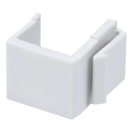 WallPlate Blank Insert, White, PK10 MPN:6539
