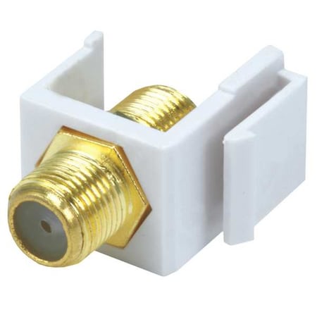 A/V Wallplate, F Type, White MPN:6542