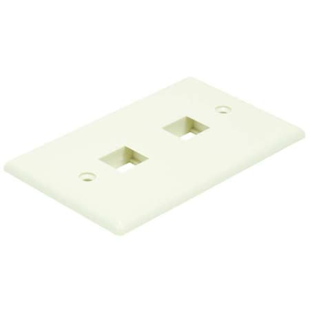 WallPlate, Blank, 2 Hole, Ivory MPN:6728