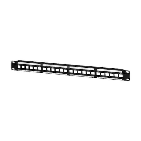 Rackmount Keystone Jack Panel, 24 Ports MPN:7260