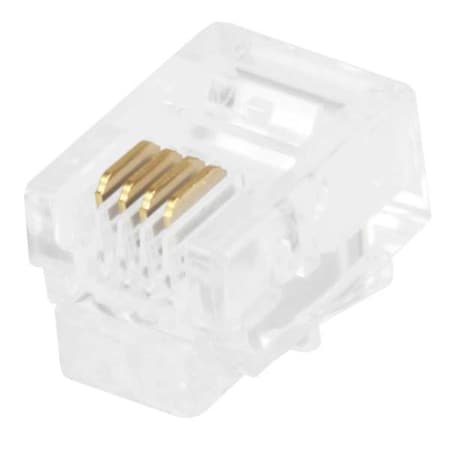 Plug, Modular, RJ11, 6P4C, Stranded, PK50 MPN:7268