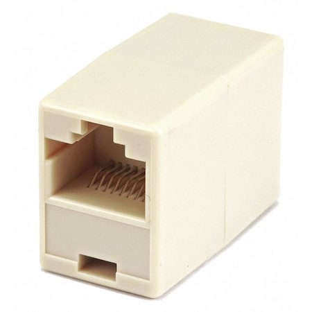 CAT5E, RJ45, Straigt Inline Coupler, Beige MPN:7280