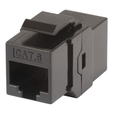 Datacom Jack, Cat6, Coupler, Black MPN:7297