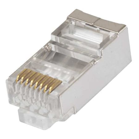 Plug, Mod, Cat6, Strander, Shielded, PK100 MPN:7301