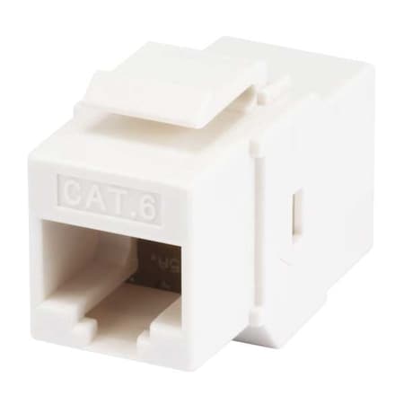 Datacom Jack, Cat6, Coupler, White MPN:7303