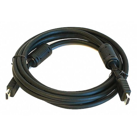 HDMI Cable, Std Speed, Black, 15ft, 28AWG MPN:2529