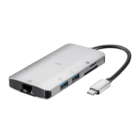 Consul Series USB-C HDMI Adapter with Gigabit Ethernet_ 3-Port USB 3.0 MPN:35509
