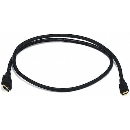 HDMI Cable, High Speed, Black, 6 ft. L MPN:3645