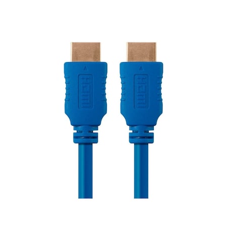 HDMI Cable, High Speed, Blue, 6ft., 28AWG MPN:3952