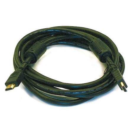 HDMI Cable, High Speed, Black, 10ft., 28AWG MPN:3993