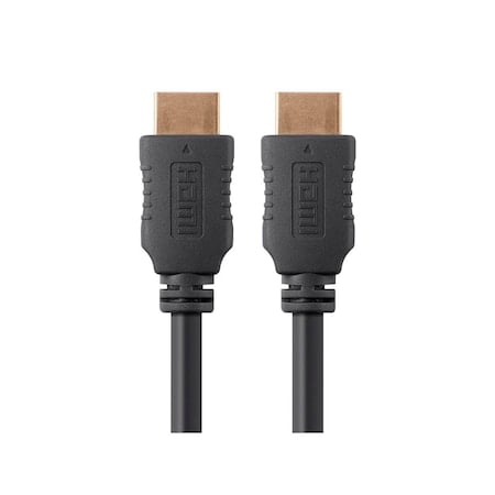 HDMI Cable, High Speed, Black, 12ft., 28AWG MPN:4959