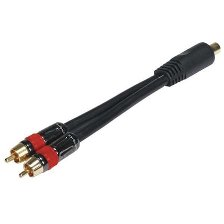 RCA(F) to RCA(M) Coaxial Splitter Adapter MPN:6261