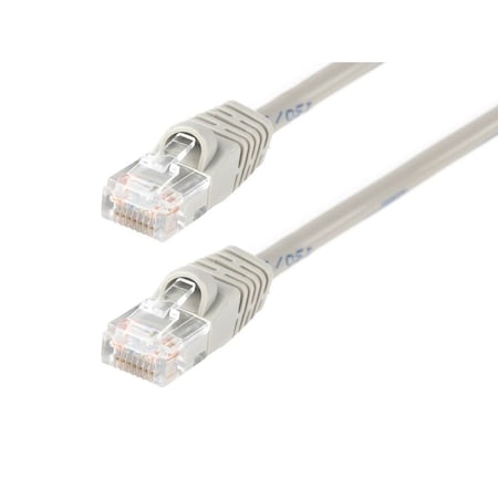 Ethernet Cable, Cat 5e, Gray, 3 ft. MPN:132