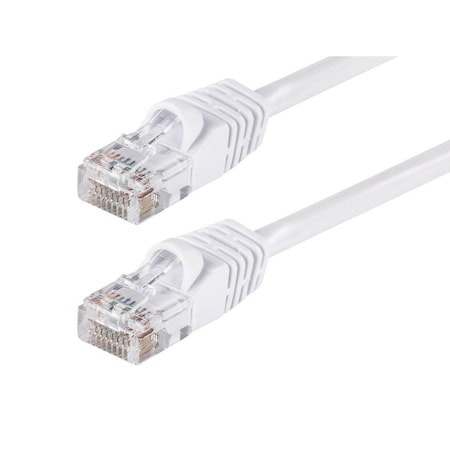 Patch Cord, Cat 5e, Booted, White, 7.0 ft. MPN:136