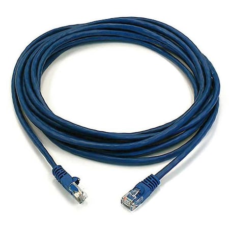 Ethernet Cable, Cat 5e, Blue, 14 ft. MPN:137