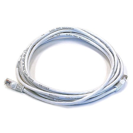 Patch Cord, Cat 5e, Booted, White, 14 ft. MPN:139