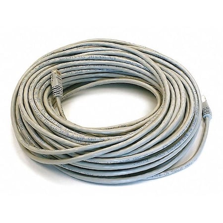 Ethernet Cable, Cat 5e, Gray, 100 ft. MPN:147