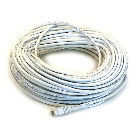 Patch Cord, Cat 5e, Booted, White, 100 ft. MPN:148