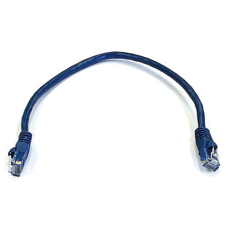 Patch Cord, Cat 6, Booted, Blue, 1.0 ft. MPN:2113