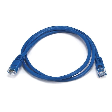 Patch Cord, Cat 5e, Booted, Blue, 3.0 ft. MPN:2122