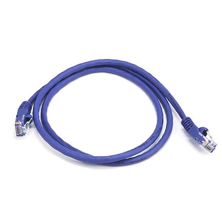 Patch Cord, Cat 5e, Booted, Purple, 3.0 ft. MPN:2137