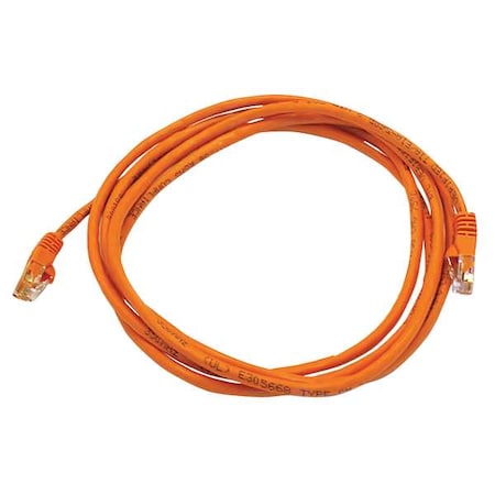 Patch Cord, Cat 5e, Booted, Orange, 7.0 ft. MPN:2143