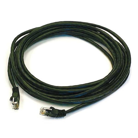 Patch Cord, Cat 5e, Booted, Black, 14 ft. MPN:2145