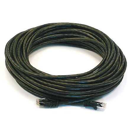 Patch Cord, Cat 5e, Booted, Black, 50 ft. MPN:2158