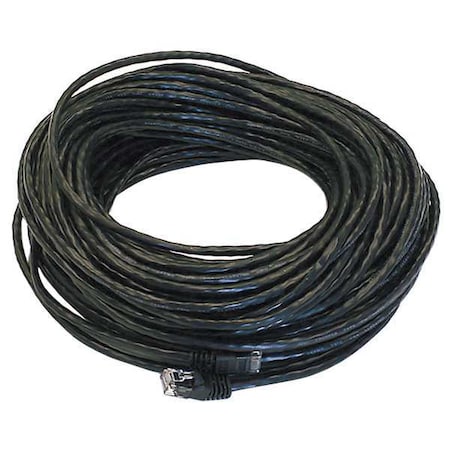 Ethernet Cable, Cat 5e, Black, 100 ft. MPN:102164