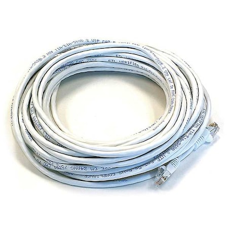 Patch Cord, Cat 6, Booted, White, 50 ft. MPN:2217