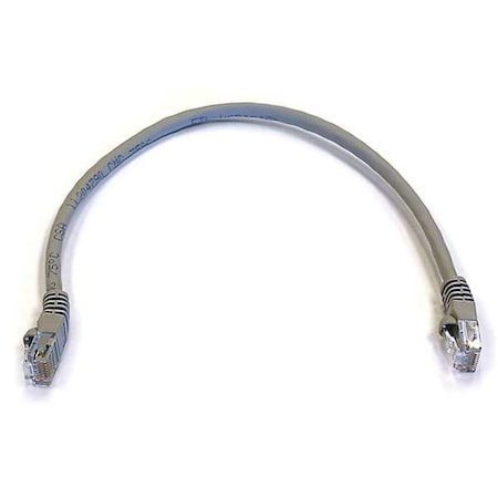Patch Cord, Cat 6, Booted, Gray, 1.0 ft. MPN:2287