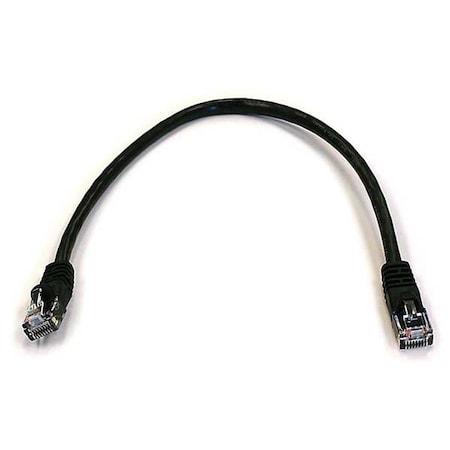 Patch Cord, Cat 6, Booted, Black, 1.0 ft. MPN:2288