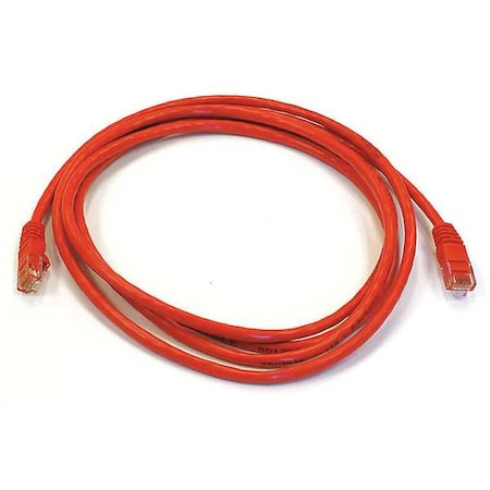 Patch Cord, Cat 6, Booted, Red, 7.0 ft. MPN:2304
