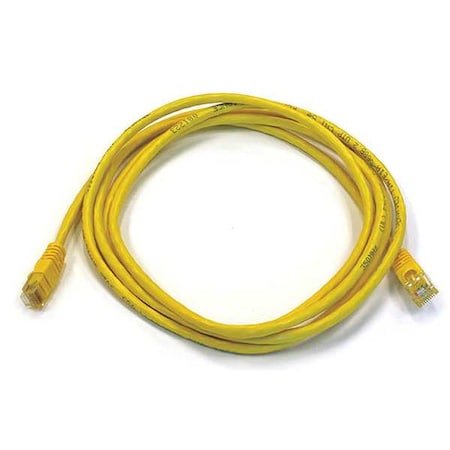 Ethernet Cable, Cat 6, Yellow, 7 ft. MPN:2305