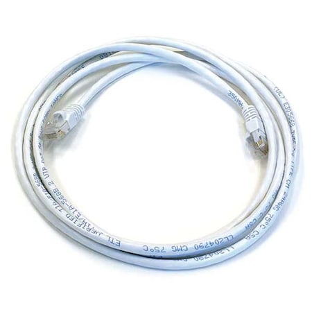 Patch Cord, Cat 6, Booted, White, 7.0 ft. MPN:2306