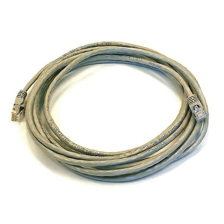 Ethernet Cable, Cat 6, Gray, 14 ft. MPN:2308