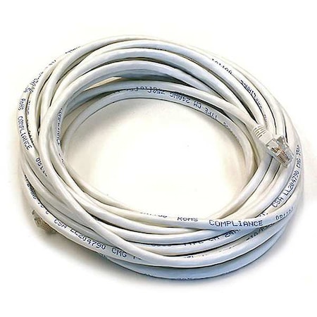 Patch Cord, Cat 6, Booted, White, 25 ft. MPN:2320
