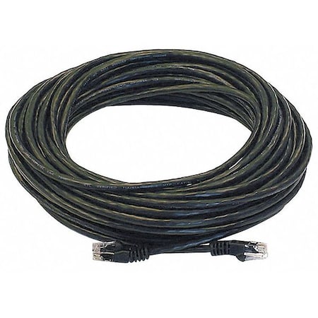 Patch Cord, Cat 6, Booted, Black, 50 ft. MPN:102323