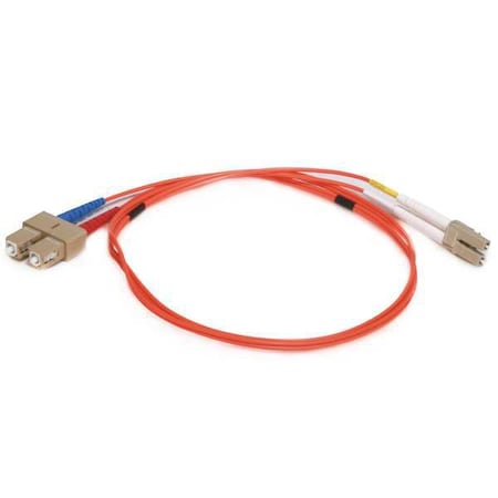 Fiber Optic Patch Cord, LC/SC, 1m, Orange MPN:2626